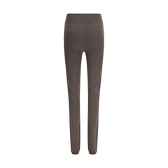 Rick Owens Gray Fleece Wool Leggings