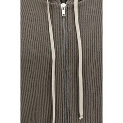 Rick Owens Gray Wool Oves Aries Hoodie