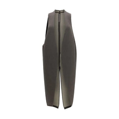 Rick Owens Gray Wool Oves Aries Sleeveless Jacket - M