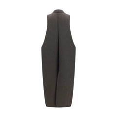 Rick Owens Gray Wool Oves Aries Sleeveless Jacket - M