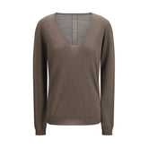 Rick Owens Gray Wool Sweatshirt