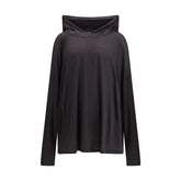 Rick Owens Long hooded T-Shirt - One Size - Hoodies