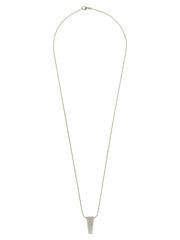 Rick Owens Silver Brass Necklace - One Size