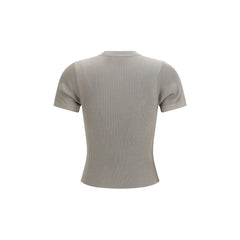 RIER Beige Silk T-Shirt