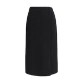 RIER Fleece wrap Skirt in pure Wool - S