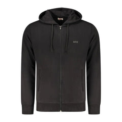 Rifle Black Cotton Men Sweater