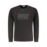 Rifle Black Cotton Men Sweater