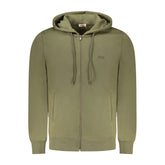 Rifle Green Cotton Men Sweater - Hoodies