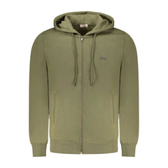 Rifle Green Cotton Men Sweater - Hoodies