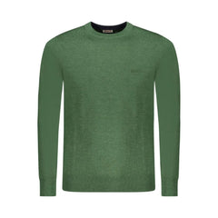 Rifle Green Wool Men Sweater - Sweaters