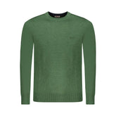 Rifle Green Wool Men Sweater - XL