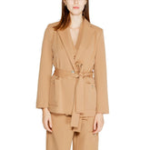 Rinascimento Beige Polyester Blazer - Coats & Jackets