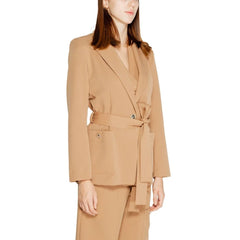 Rinascimento Beige Polyester Blazer - Coats & Jackets