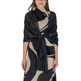 Rinascimento Black Polyester Scarf - Scarves & Shawls