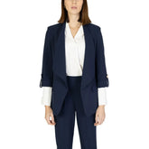 Rinascimento Blue Polyester Blazer - IT40|S - Coats & Jackets