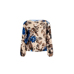 Rinascimento Blue Polyester Blouse - Blouses