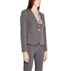 Rinascimento Gray Polyester Blazer - Coats & Jackets