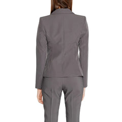 Rinascimento Gray Polyester Blazer - IT44|L - Coats & Jackets