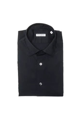 Robert Friedman Black Cotton Men Shirt - Shirts