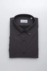 Robert Friedman Black Cotton Men Shirt - Shirts