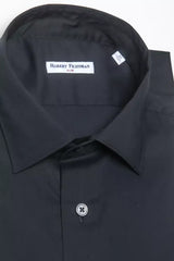 Robert Friedman Black Cotton Men Shirt - Shirts