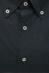 Robert Friedman Black Cotton Men Shirt - Shirts