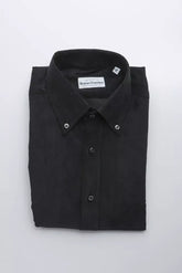 Robert Friedman Black Cotton Men Shirt - Shirts