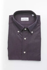 Robert Friedman Black Cotton Men Shirt - Shirts