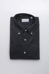 Robert Friedman Black Cotton Men’s Shirt - Shirts