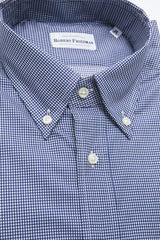 Robert Friedman Blue Cotton Men Shirt - Shirts