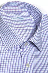 Robert Friedman Burgundy Cotton Men Shirt - M - Shirts