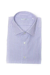 Robert Friedman Burgundy Cotton Men Shirt - M - Shirts