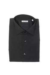 Robert Friedman Gray Cotton Men Shirt - Shirts