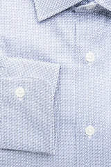 Robert Friedman Light Blue Cotton Men Shirt - L - Shirts