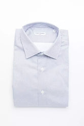 Robert Friedman Light Blue Cotton Men Shirt - L - Shirts