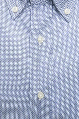 Robert Friedman Light Blue Cotton Men Shirt - Shirts