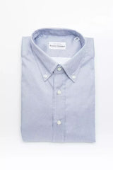 Robert Friedman Light Blue Cotton Men Shirt - Shirts