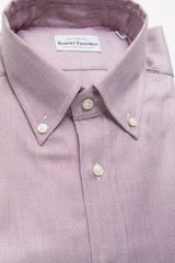 Robert Friedman Red Cotton Men Shirt - Shirts