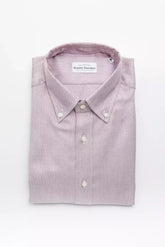 Robert Friedman Red Cotton Men Shirt - Shirts