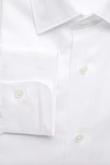 Robert Friedman White Cotton Men’s Shirt - L - Shirts