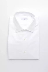 Robert Friedman White Cotton Men’s Shirt - L - Shirts