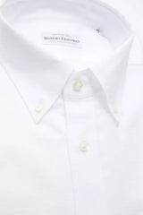 Robert Friedman White Cotton Men’s Shirt - Shirts