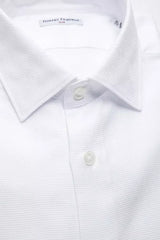 Robert Friedman White Cotton Men’s Shirt - XL - Shirts