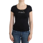 Roberto Cavalli Black Elastane Top - IT46