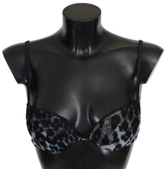 Roberto Cavalli Black Lace Reggiseno Nylon Bra Underwear - IT3 | M - Bras