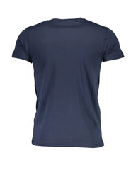 Roberto Cavalli Blue Cotton T-Shirt - 2XL