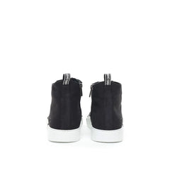 Roberto Cavalli Elegant Suede Sneakers in Chic Black - Sneakers