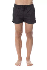 Roberto Cavalli Sport Black Polyester Men Swimsuit - Swim Boxers