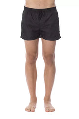 Roberto Cavalli Sport Black Polyester Men Swimsuit - Swim Boxers
