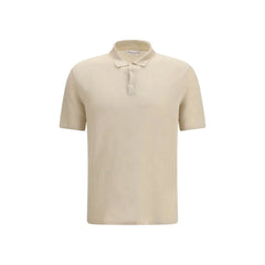 Polo en lin beige Roberto Collina